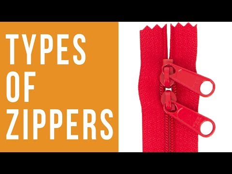 Types of zippers