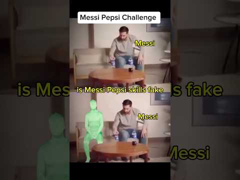 Messi’s Pepsi bottle flip challenge 😱🤣🤣