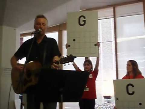 The Big Busk 2012 with Billy Bragg - rehearsal