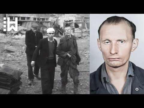 Execution of Nazi guard who whipped prisoners and organized their hangings - Hans Möser