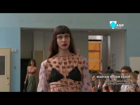 MARYAM NASSIR ZADEH New York Fashion Week Spring/Summer 2019