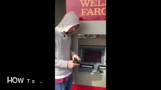 How to use the Wells Fargo ATM