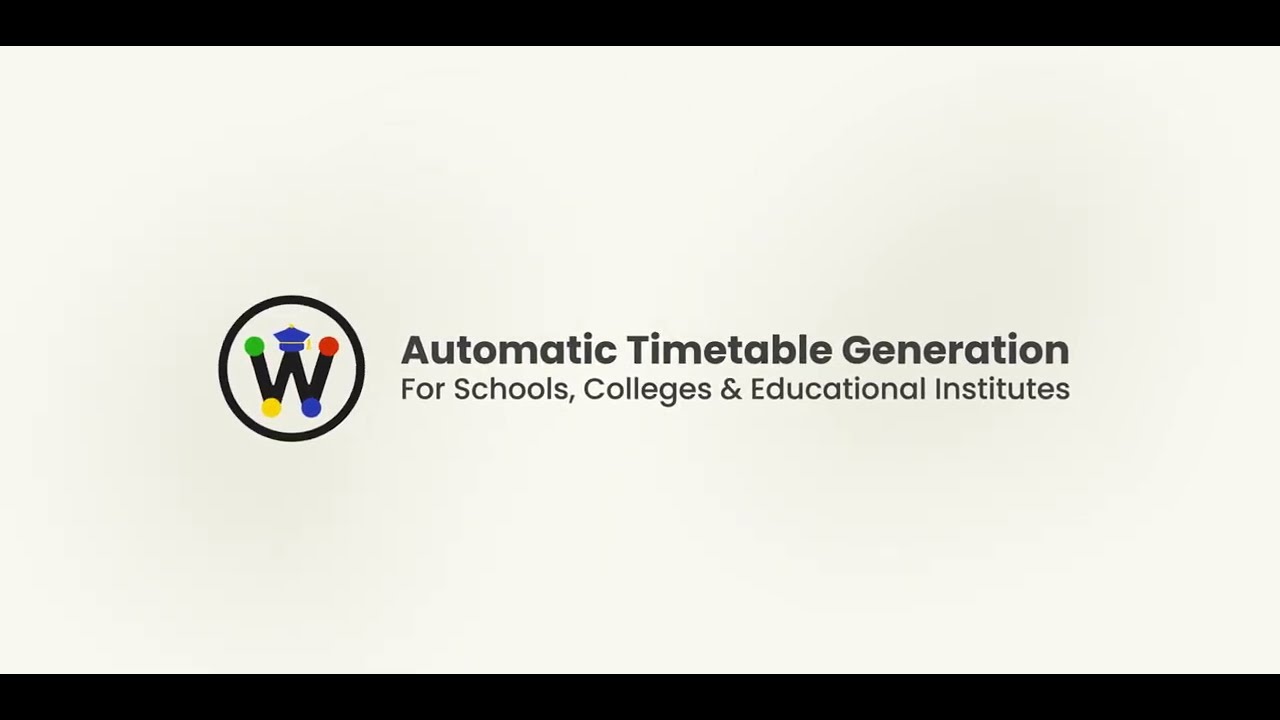 Automatic Timetable Generator - WYSAX