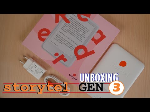 Storytel Reader Gen 3 Unboxing 2021