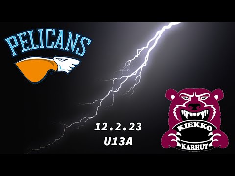 12.2.23 Pelicans, valkoinen2 - Kiekko-Karhut, U13A