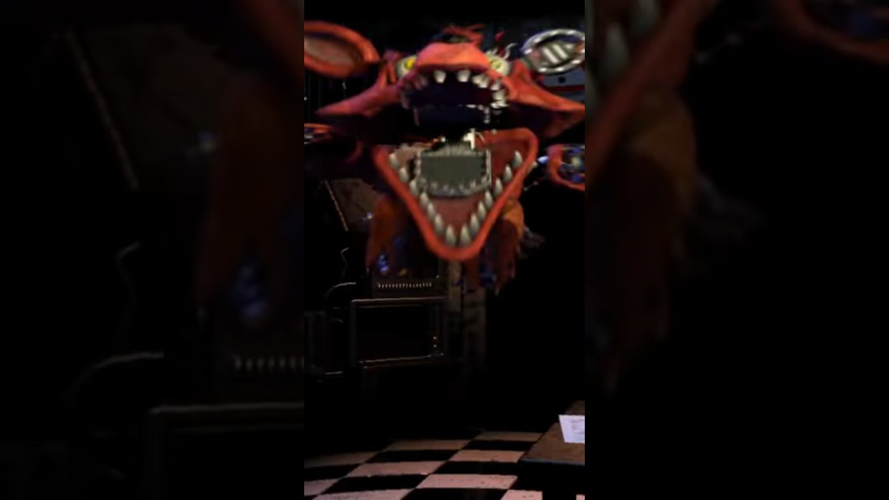 Foxy Jumpscare #fnaf2 #fivenightsatfreddy2 #horrorgame