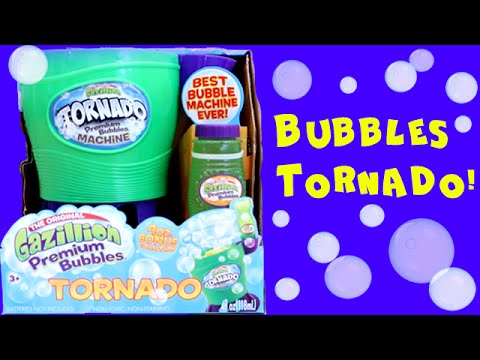 Gazillion Tornado Premium Bubble Machine Maker Funrise Toys Unboxing Review