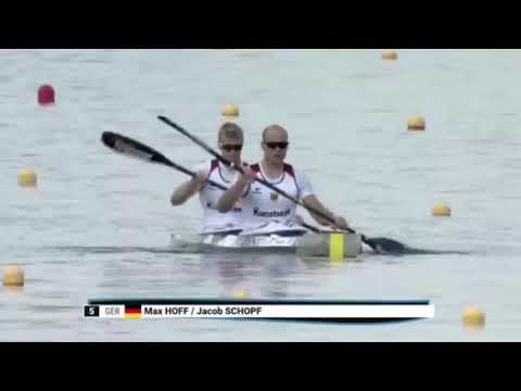 K2 Men 1000m Final A - European Championship Poznán Poland 2021| Jacob Schopf, Max Hoff 🥇