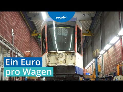 Geraer Verkehrsbetriebe kaufen sechs Straßenbahnwagen für sechs Euro | MDR THÜRINGEN JOURNAL | MDR