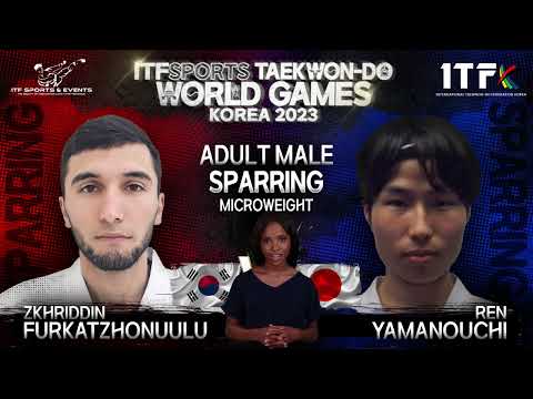 #ITFWG23 | Adult Male Sparring Microweight - Furkatzhonuulu Zkhriddin (KOR) Yamanouchi Ren (JAP)