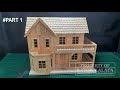 How to Make Popsicle Stick House easy step by step #PART 1