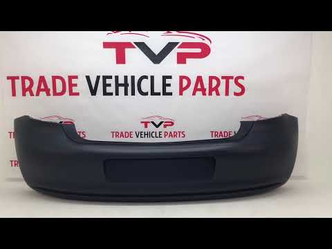 Fits VW Polo 6R 2009-2014 Rear Bumper Primed No Sensor Holes No Exhaust Cut Out video