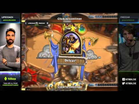 Lifecoach VS Frezzar - Heroes of Cards 5 Round N Hearthstone