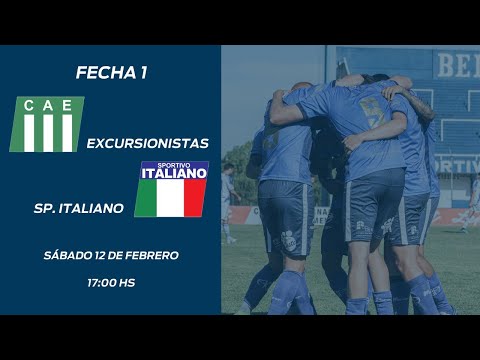 Excursionistas vs Sp. Italiano en VIVO - Fecha 1 - Torneo Apertura - Primera C 2022