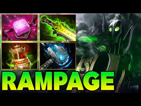Rampage + 29 Kills Rubick Dota 2 ! Rubick Dota 2 Mid Lane Carry Gameplay Build Support 7.40