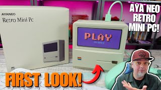This RETRO Mini PC Looks The PART! Ayaneo AM01 FIRST LOOK!
