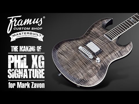 MAKING OF - Framus Phil XG - AAA Flamed Maple Top - for MARK ZAVON from KILL DEVIL HILL #16-3320
