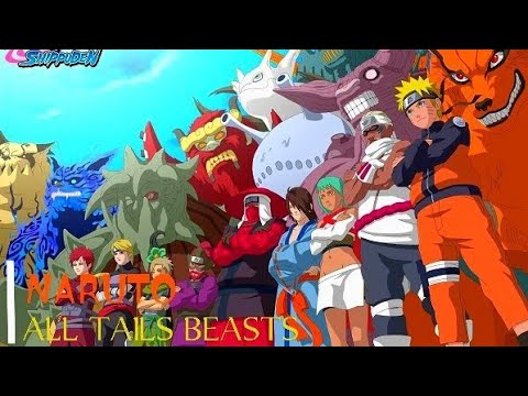 NARUTO ALL TAILS BEASTS | KURAMA | SHUKAKU | GYUKI | SAIKEN | KOKUO |#everyone #naruto #anime #edit