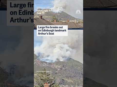 Large fire breaks out on Edinburgh landmark Arthur's Seat