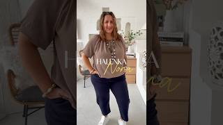 Halenka Nora do 4XL - černá