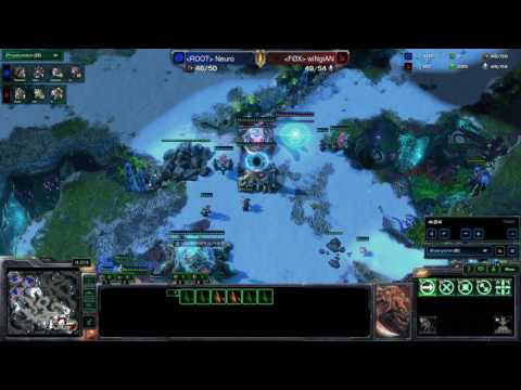 Neuro (Z) vs 2 base Immortal/sentry all-in (full casted game)