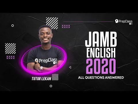 Q26 to Q30 JAMB ENGLISH 2020 PAST QUESTIONS SOLVED
