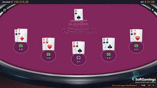 Microgaming - Multihand Vegas Strip Blackjack - Gameplay Demo