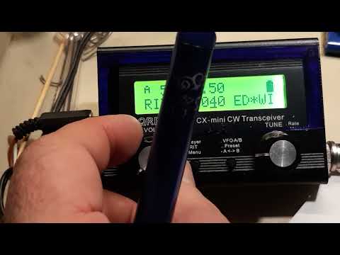 QRP Labs QCX-mini for 60m. Short demo