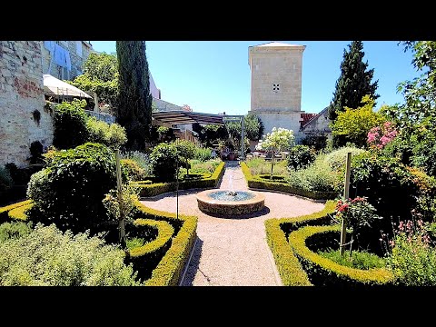 The Medieval Monastery Mediterranean Garden in Šibenik, Dalmatia, Croatia (videoturysta.eu)