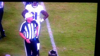 Baltimore Ravens Terrence Brooks Mimics NFL Referee