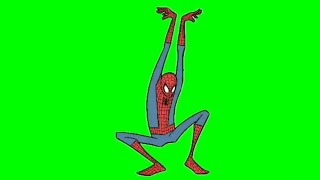 Spiderman green screen dance