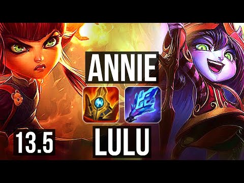 ANNIE & Ez vs LULU & Jinx (SUP) | 3/1/18, Rank 5 Annie | TR Challenger | 13.5