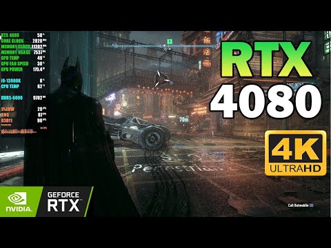 Batman Arkham Knight in 2023 | RTX 4080 and I9-10850k | 4k | Max Settings | Benchmark