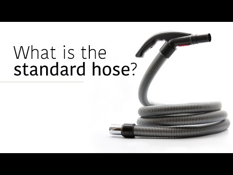 What is the standard hose for central vacuum system? - Sistem Air