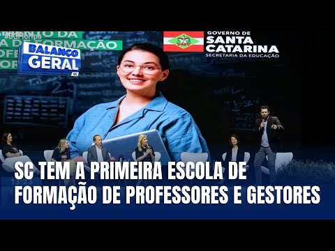 Santa Catarina inaugura escola de formação para professores e gestores da rede estadual