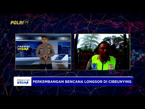 LIVE - KOMBES POL BUDI ADHY BUONO PENANGANAN BENCANA LONGSOR CIBEUNCING