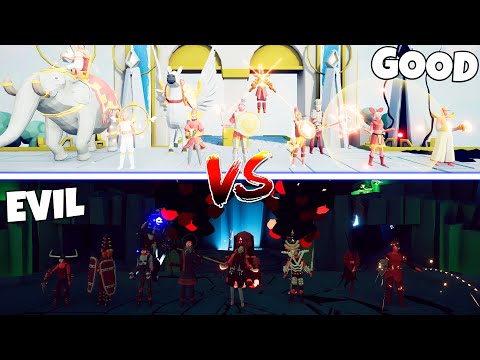 GOOD ARMY vs EVIL ARMY - Totally Accurate Battle Simulator TABS