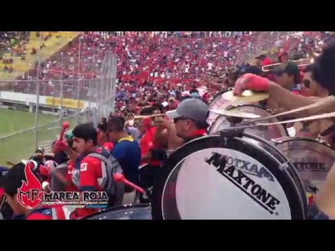 "Aucas vs El Nacional - Marea Roja" Barra: Marea Roja &bull; Club: El Nacional