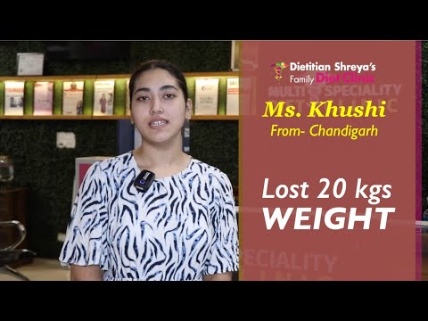 Lost 20 kgs - Dietitian Shreya