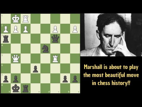 The most beautiful move in chess history