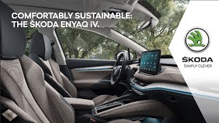 Comfortably sustainable: the ŠKODA ENYAQ iV. Trailer