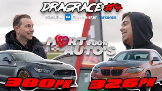 BMW M235i (326PK) vs Ford Mustang (380PK) DRAGRACE MADNESS AFL4