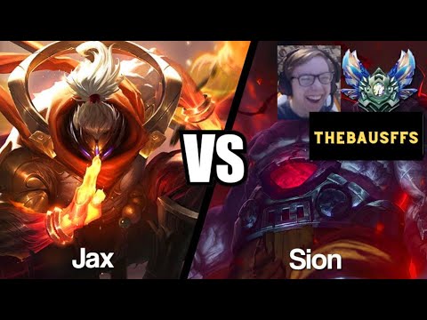 Thebausffs playing Sion vs Jax  TOP/ gameplay