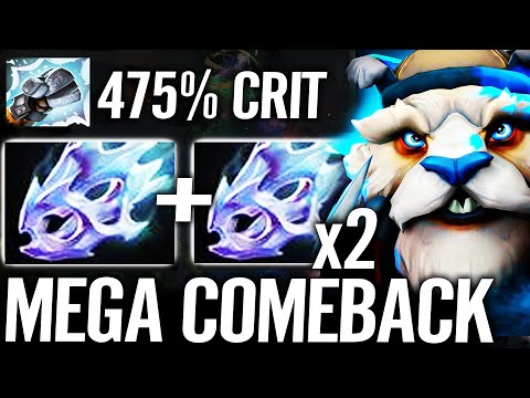🔥 475% DMG Punch TUSK 2x MOONSHARD — 650AS 12% Proc Chance EPIC MEGA Comeback Dota 2 Pro