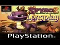 PS1 Longplay - Spyro 2 (PAL): Gateway to glimmer / Ripto's rage (Full playthrough/Walkthrough)