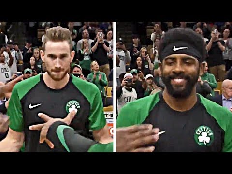 Kyrie Irving & Gordon Hayward Get Roars From Boston Crowd As Introduced For First Time Since Injury