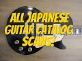 Japanese Made Guitar Catalog Scans (All Years And Brands) By Scott Grove