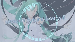 - 【ボカロオリジナル】unopen future box will...【初音ミクV4X】