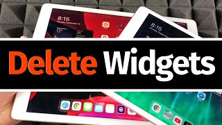 How to Delete Widgets on iPad Home Screen | iPad mini, iPad Air, iPad Pro, iPad