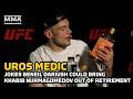 Uros Medic Jokes Beneil Dariush Could Bring Khabib Nurmagomedov Out Of Retirement | UFC Vegas 55